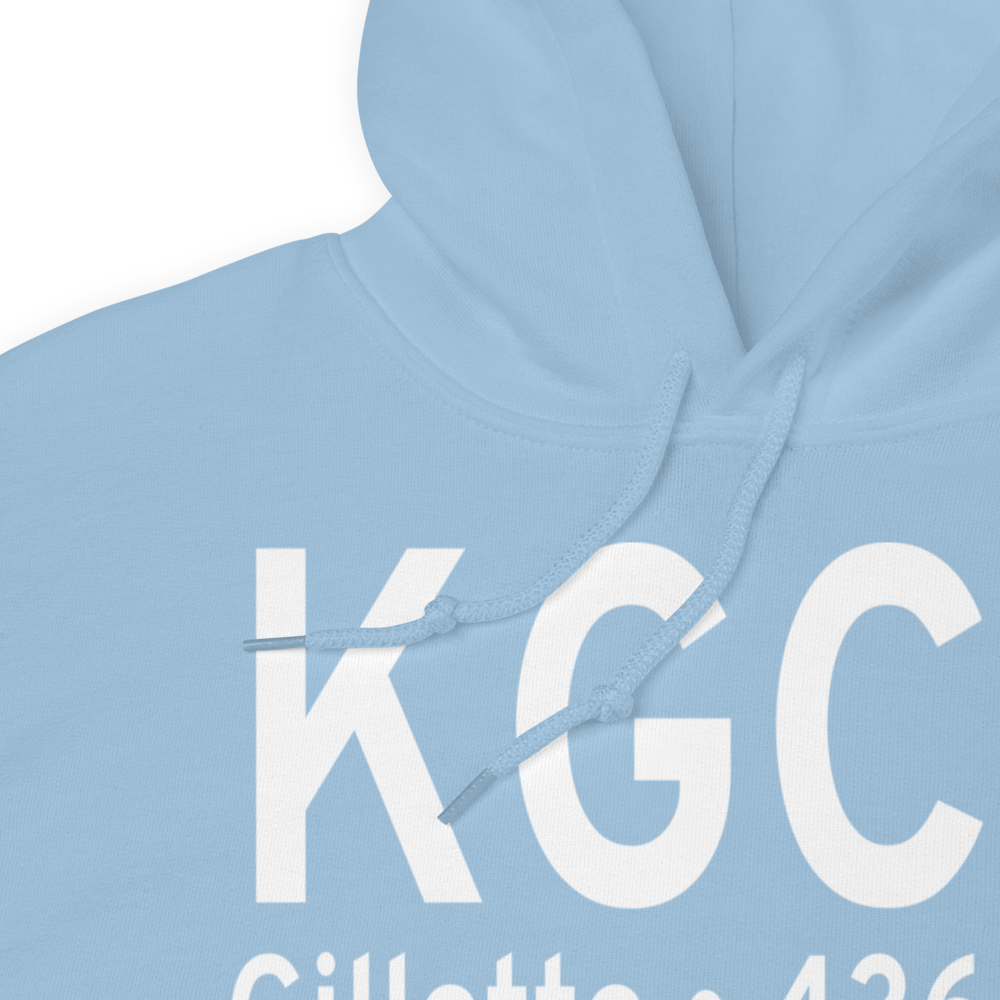 Gillette Campbell County Airport (KGCC) ICAO Hoodie Sweatshirt 