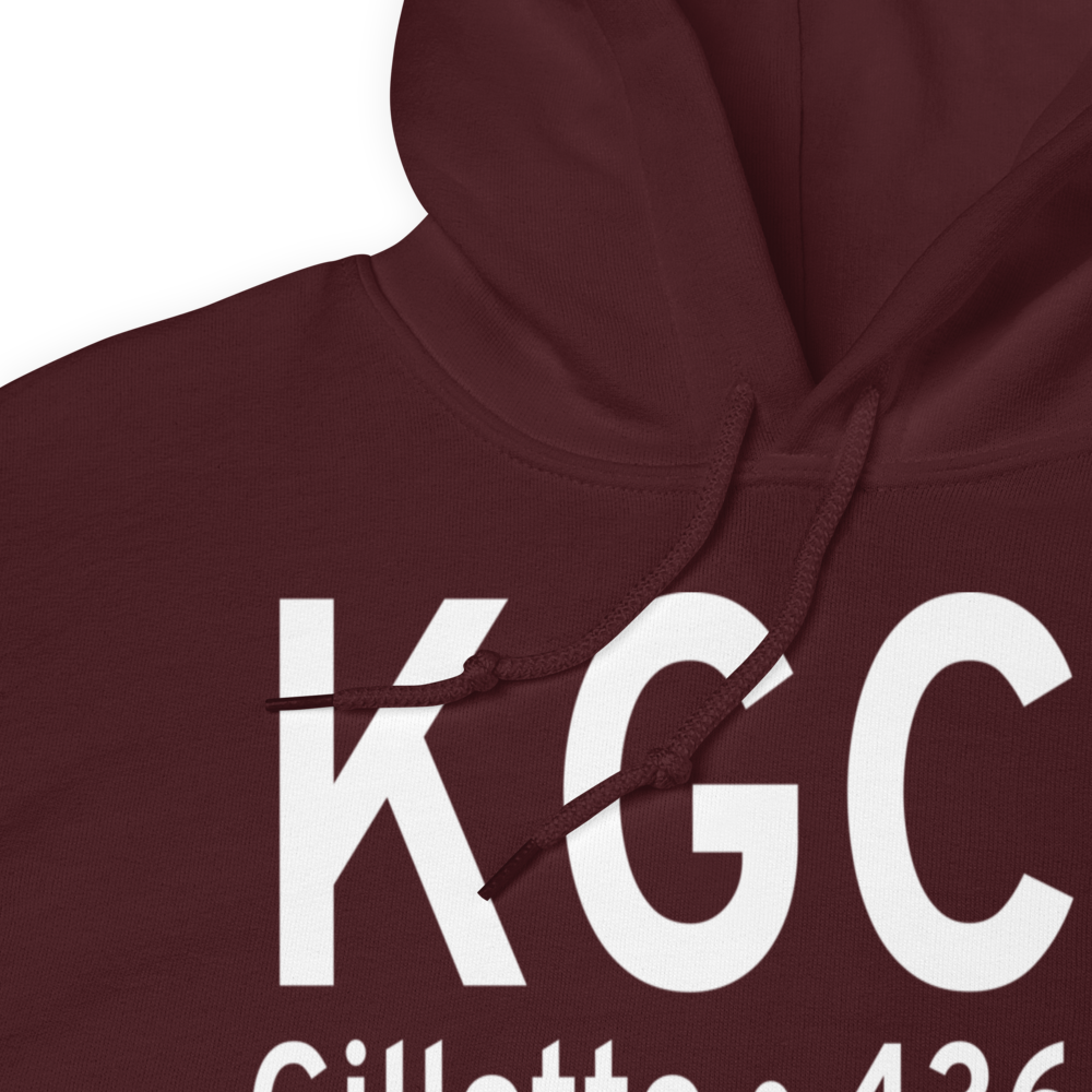 Gillette Campbell County Airport (KGCC) ICAO Hoodie Sweatshirt 