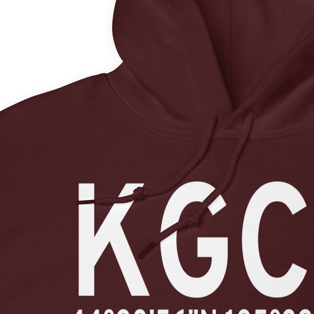 Gillette Campbell County Airport (KGCC) ICAO Hoodie Sweatshirt 