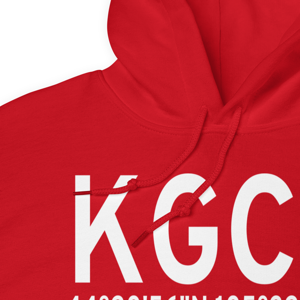 Gillette Campbell County Airport (KGCC) ICAO Hoodie Sweatshirt 