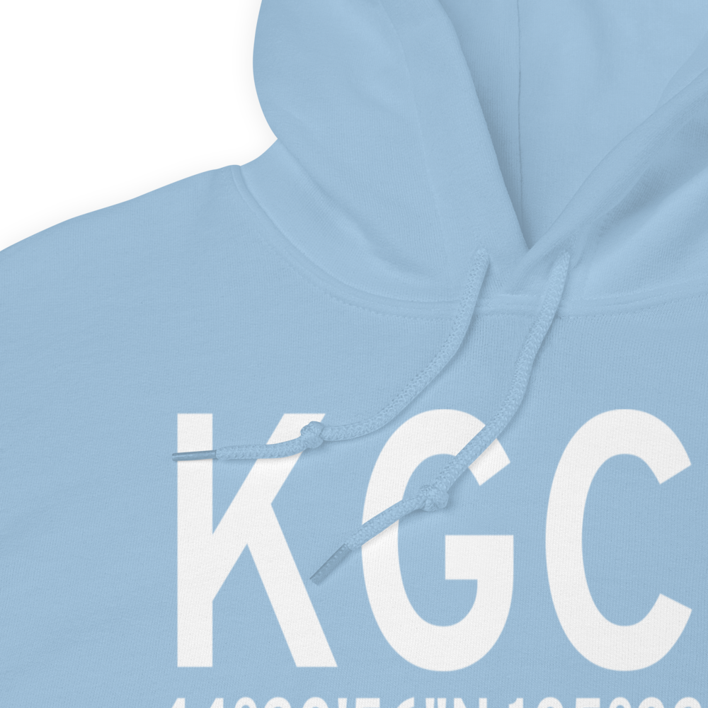 Gillette Campbell County Airport (KGCC) ICAO Hoodie Sweatshirt 