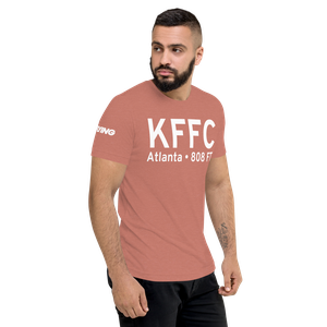 Peachtree City Falcon Field (KFFC) ICAO Tri-blend T-Shirt