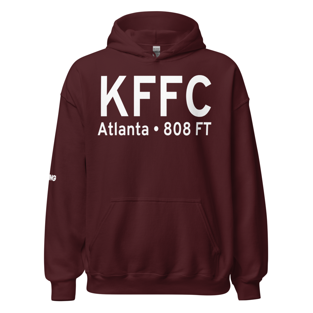 Peachtree City Falcon Field (KFFC) ICAO Hoodie Sweatshirt 