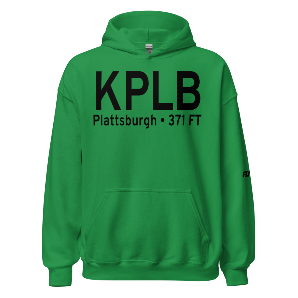 Clinton County Airport (KPLB) ICAO Hoodie Sweatshirt 