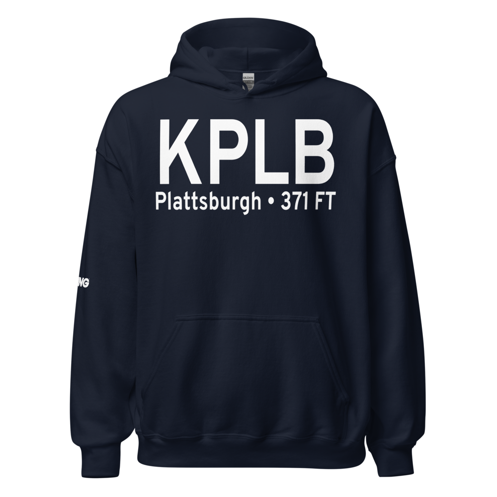 Clinton County Airport (KPLB) ICAO Hoodie Sweatshirt 