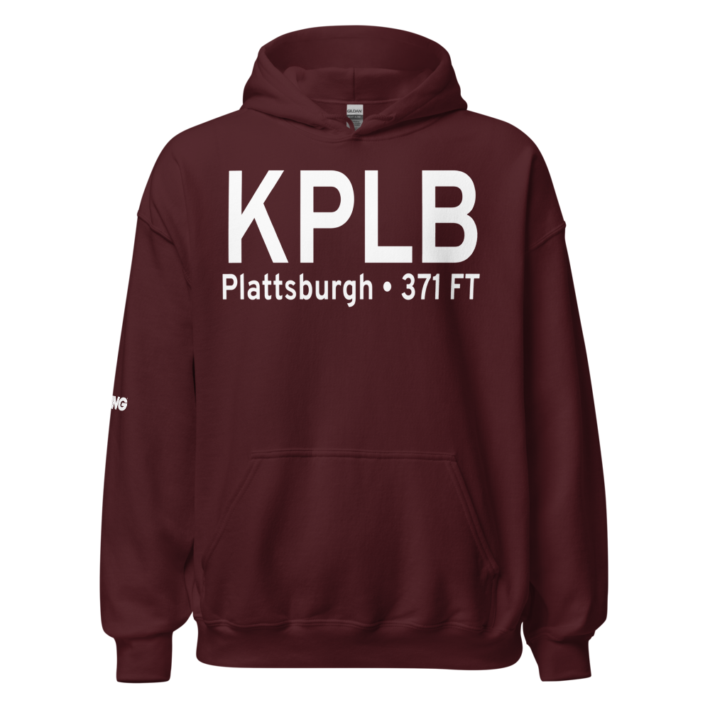 Clinton County Airport (KPLB) ICAO Hoodie Sweatshirt 