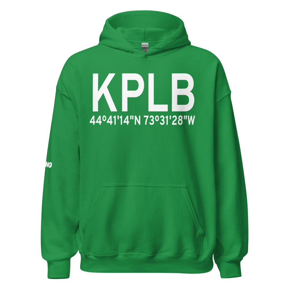 Clinton County Airport (KPLB) ICAO Hoodie Sweatshirt 