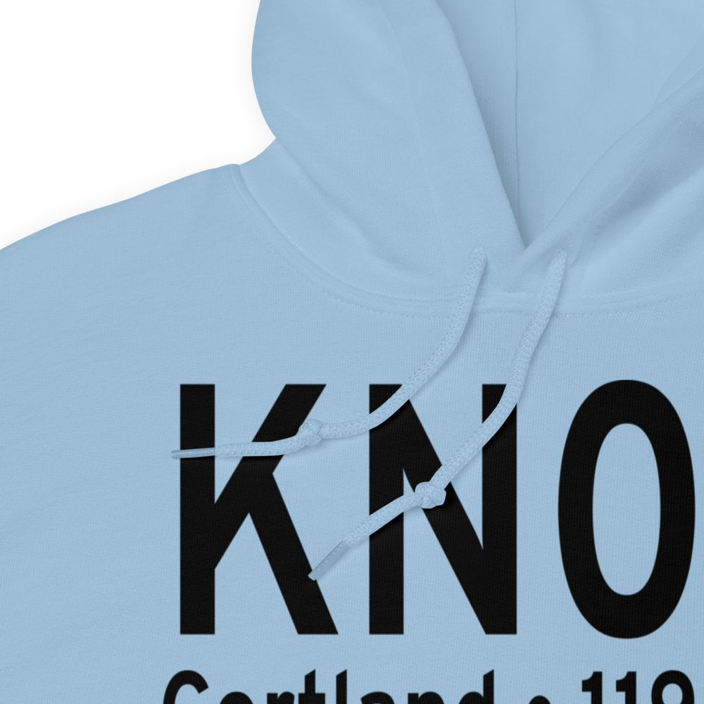 Cortland County Chase Field (KN03) ICAO Hoodie Sweatshirt 