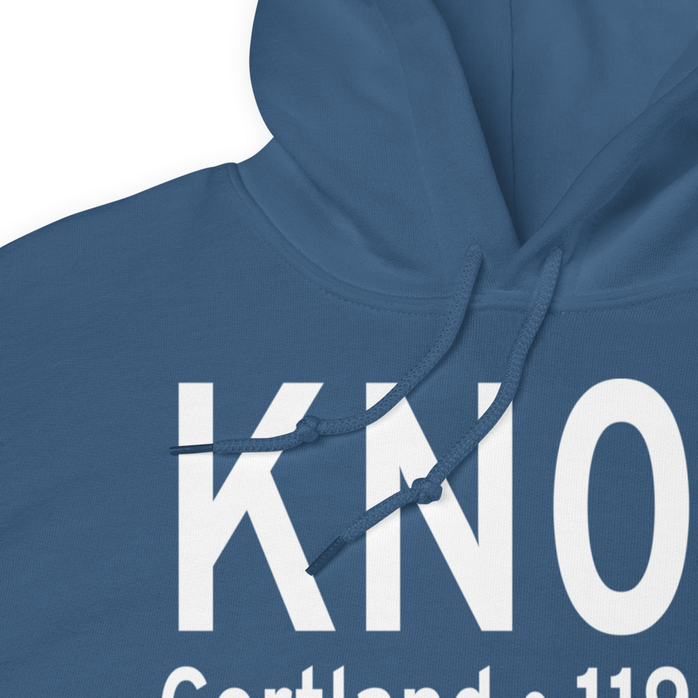 Cortland County Chase Field (KN03) ICAO Hoodie Sweatshirt 