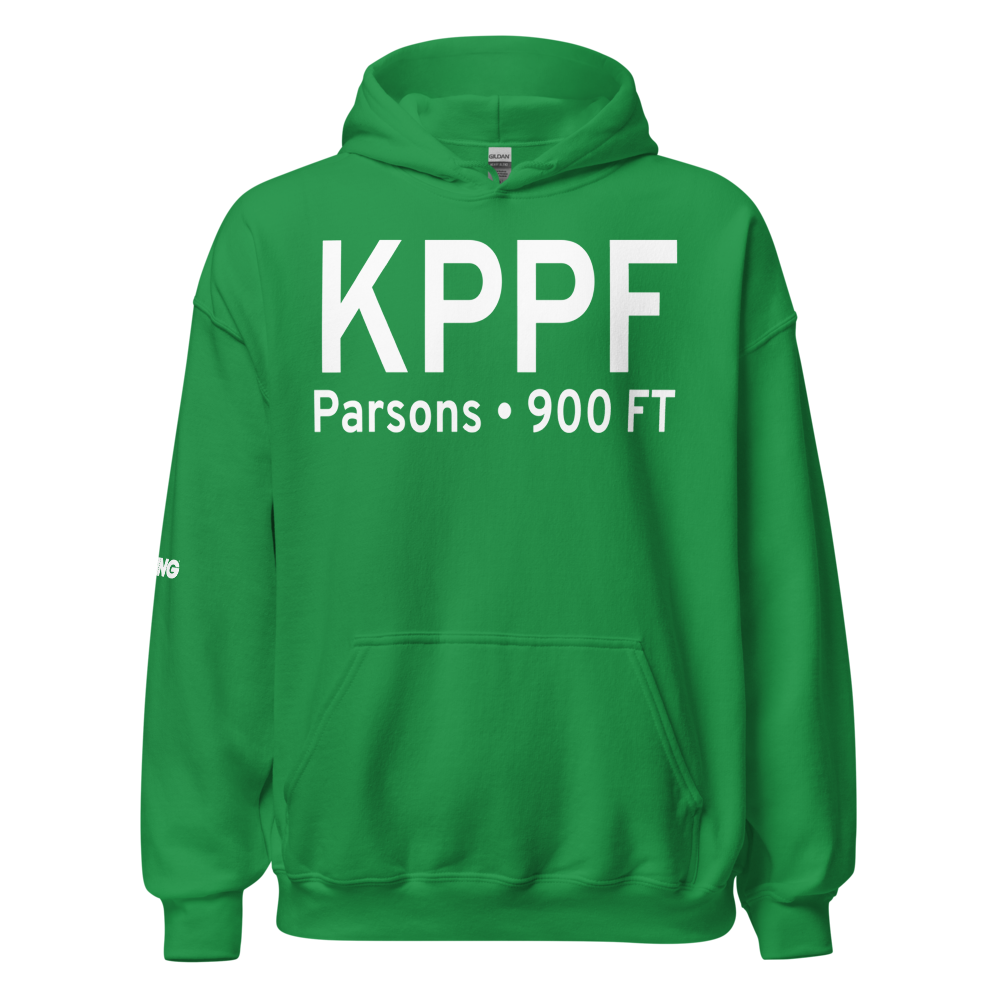 Tri-City Airport (KPPF) ICAO Hoodie Sweatshirt 