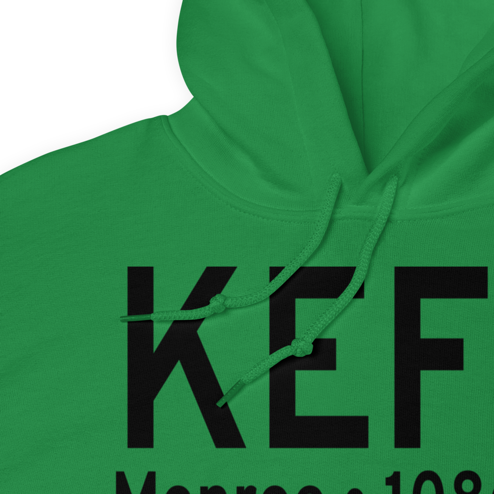 Monroe Municipal Airport (KEFT) ICAO Hoodie Sweatshirt 