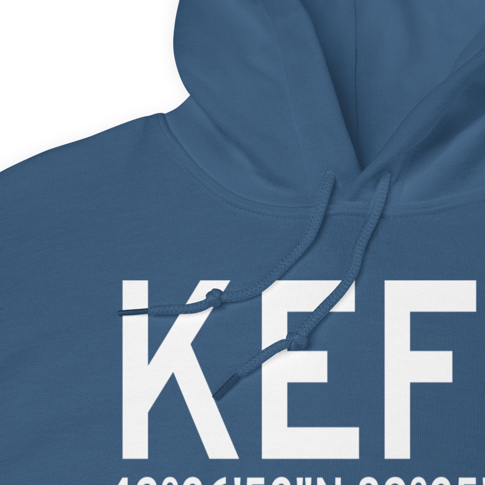 Monroe Municipal Airport (KEFT) ICAO Hoodie Sweatshirt 