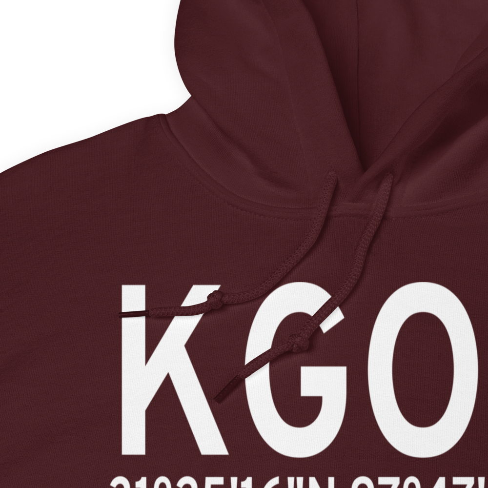 Gatesville Municipal Airport (KGOP) ICAO Hoodie Sweatshirt 