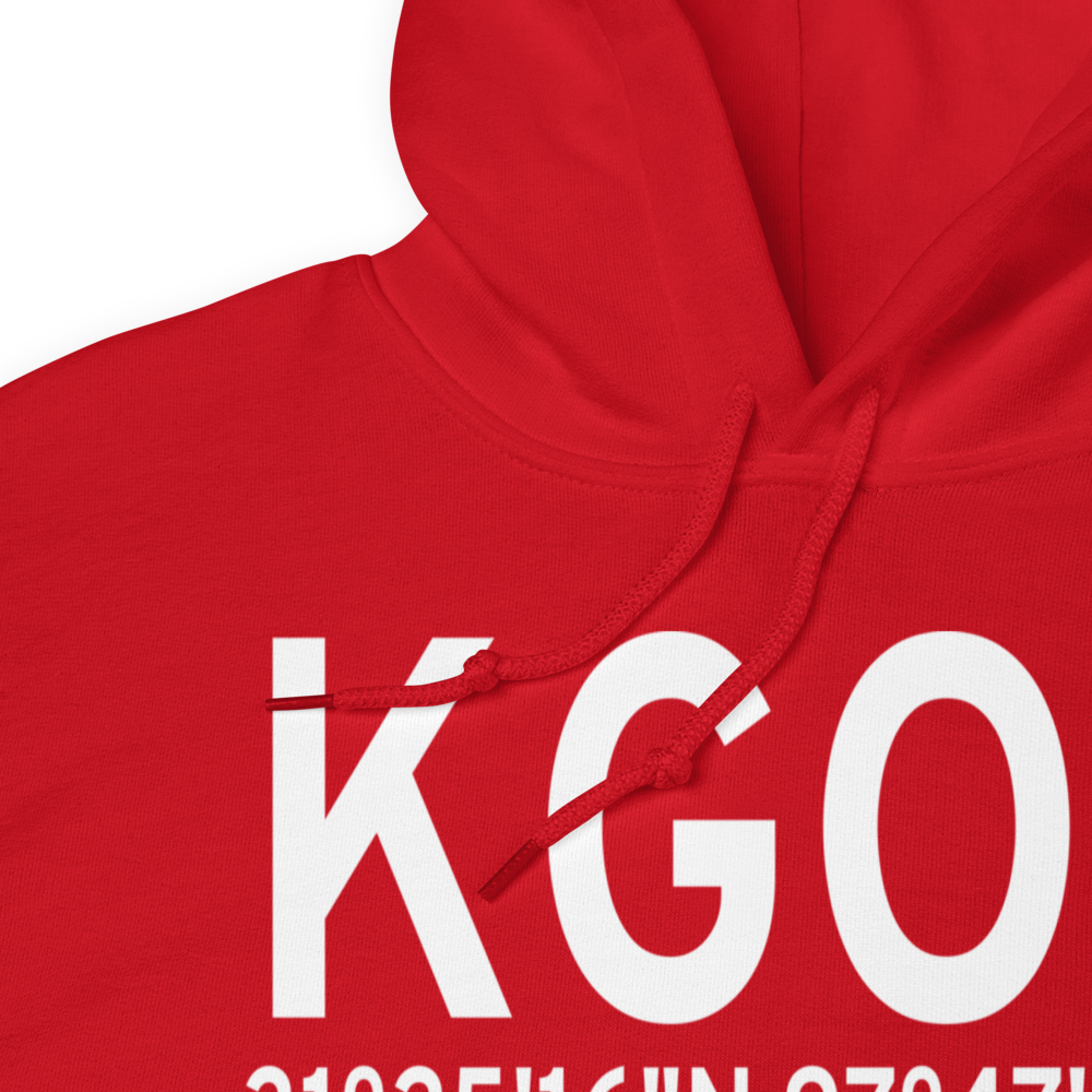 Gatesville Municipal Airport (KGOP) ICAO Hoodie Sweatshirt 