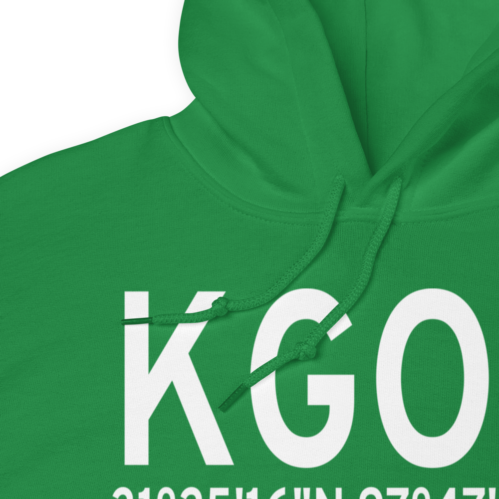 Gatesville Municipal Airport (KGOP) ICAO Hoodie Sweatshirt 