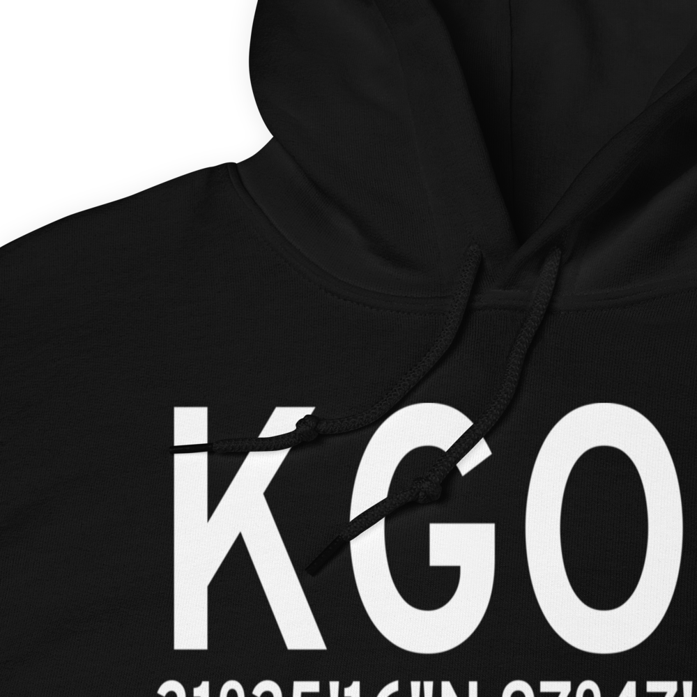 Gatesville Municipal Airport (KGOP) ICAO Hoodie Sweatshirt 