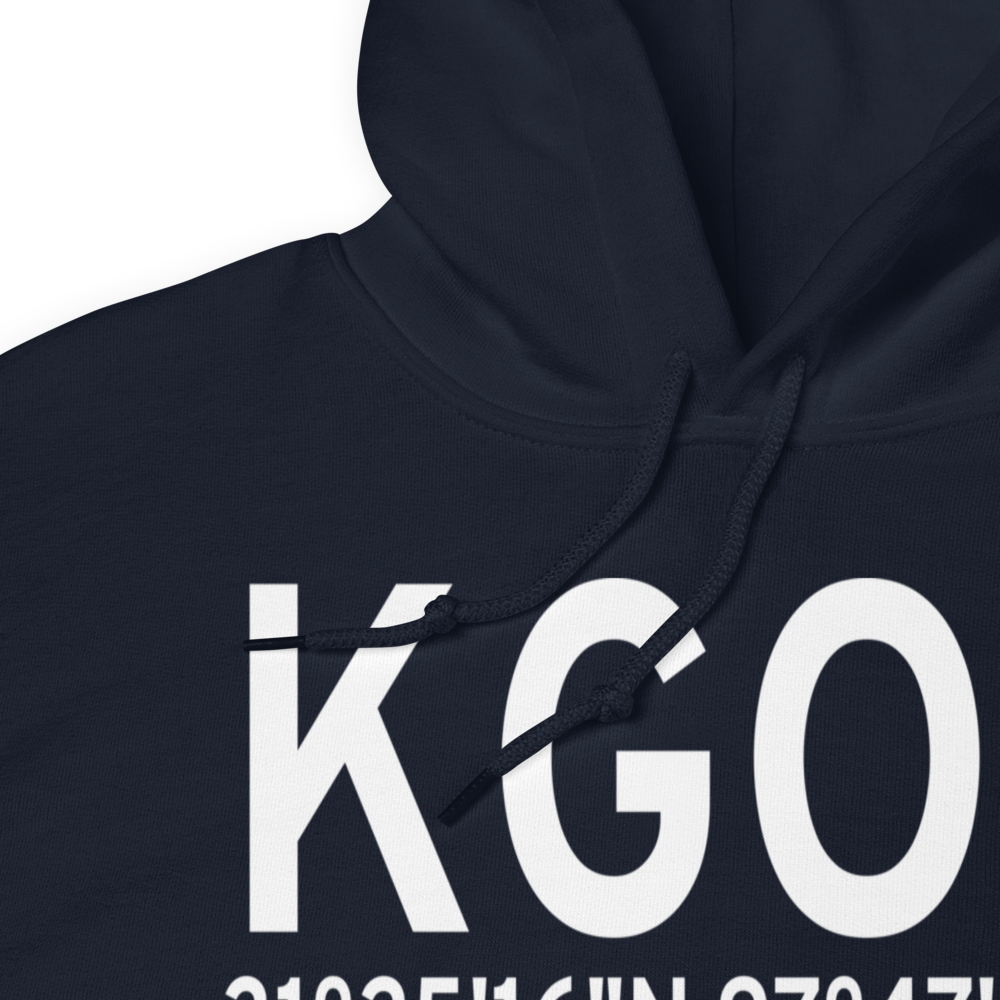 Gatesville Municipal Airport (KGOP) ICAO Hoodie Sweatshirt 