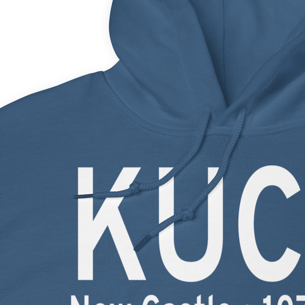 New Castle Municipal Airport (KUCP) ICAO Hoodie Sweatshirt 