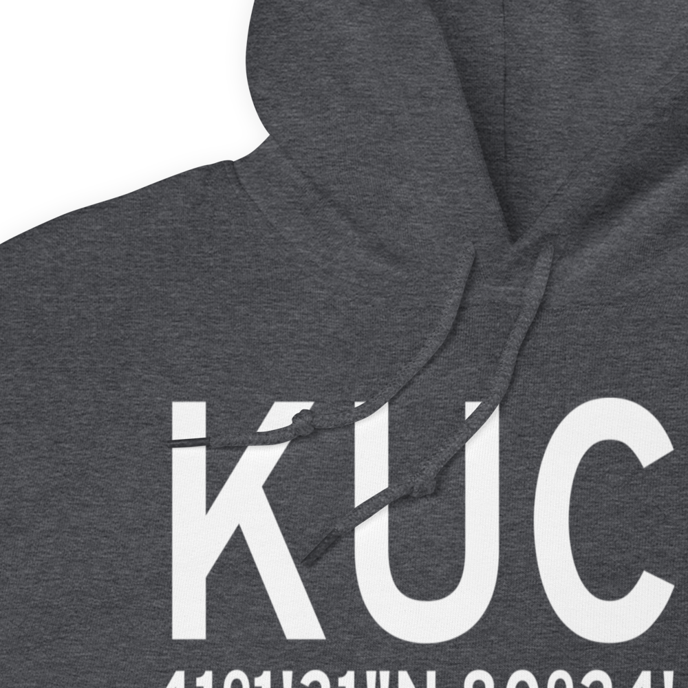 New Castle Municipal Airport (KUCP) ICAO Hoodie Sweatshirt 