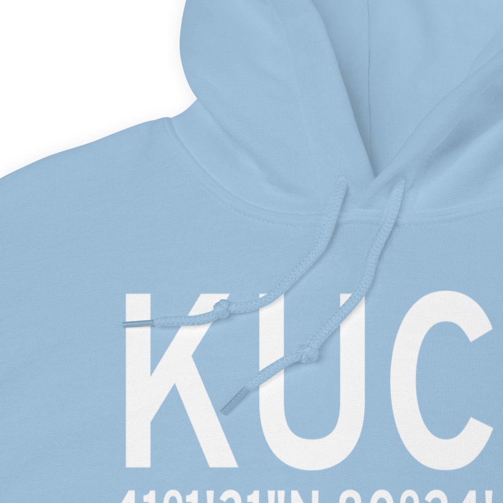 New Castle Municipal Airport (KUCP) ICAO Hoodie Sweatshirt 