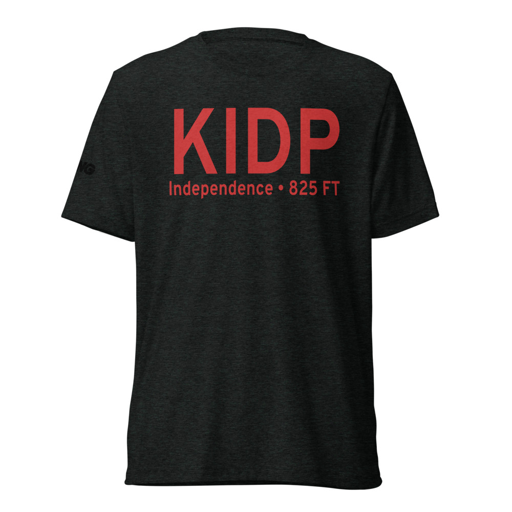 Independence Municipal Airport (KIDP) ICAO Tri-blend T-Shirt 