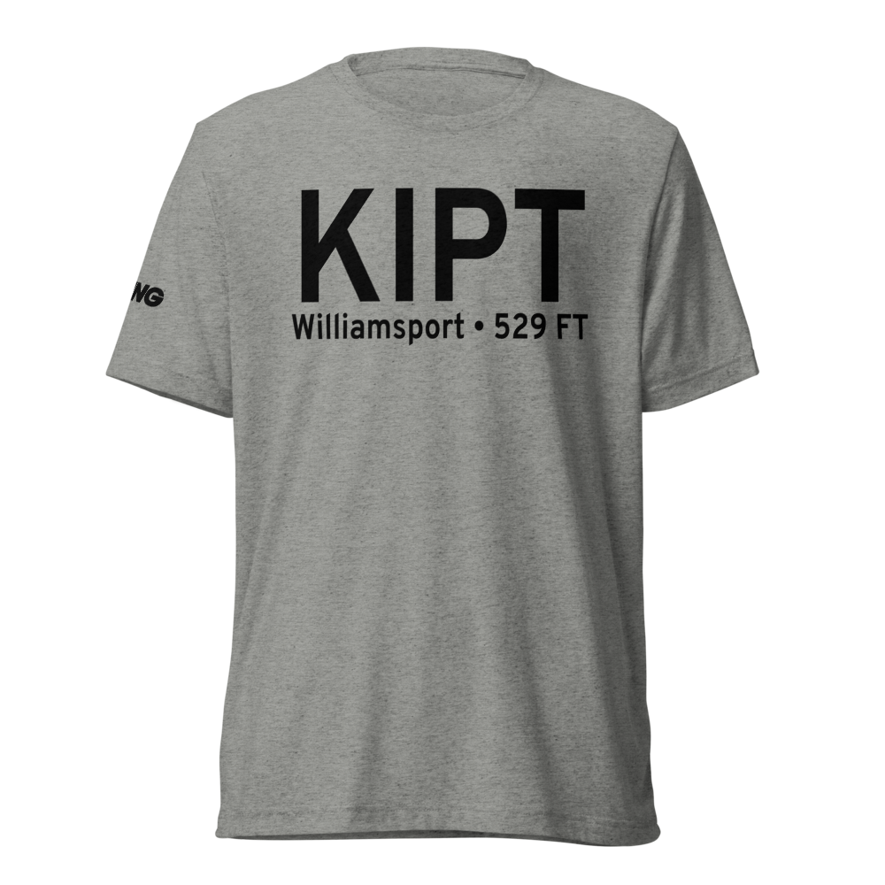 Williamsport Regional Airport (KIPT) ICAO Tri-blend T-Shirt 