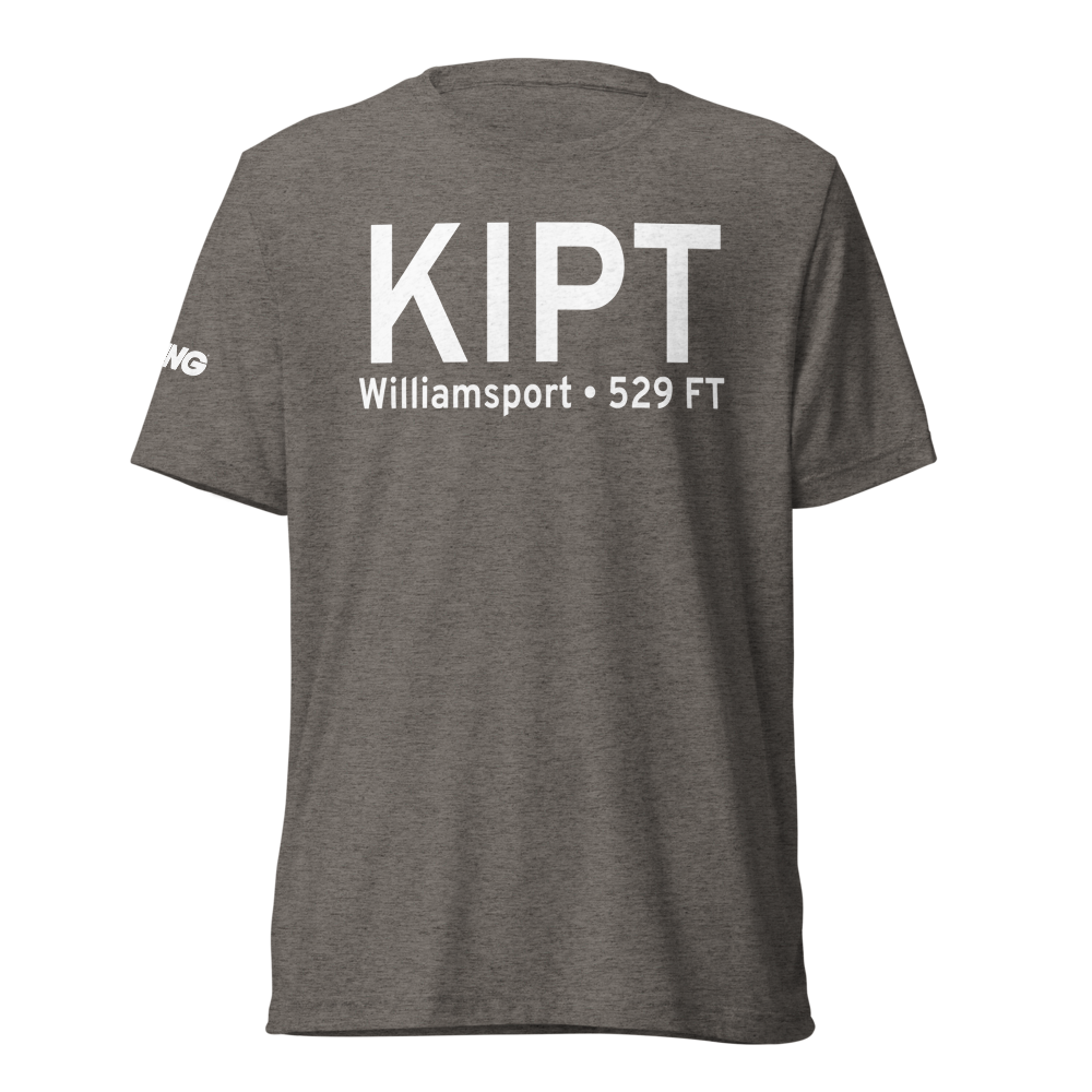 Williamsport Regional Airport (KIPT) ICAO Tri-blend T-Shirt 
