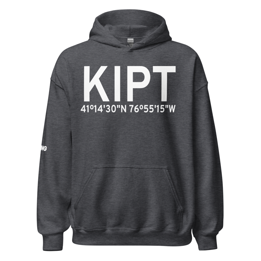 Williamsport Regional Airport (KIPT) ICAO Hoodie Sweatshirt 