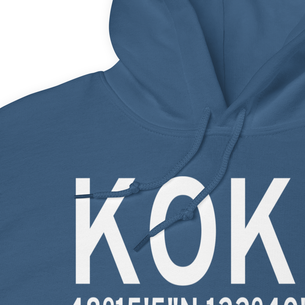 AJ Eisenberg Airport (KOKH) ICAO Hoodie Sweatshirt 