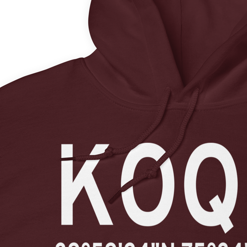 Brandywine Regional Airport (KOQN) ICAO Hoodie Sweatshirt 