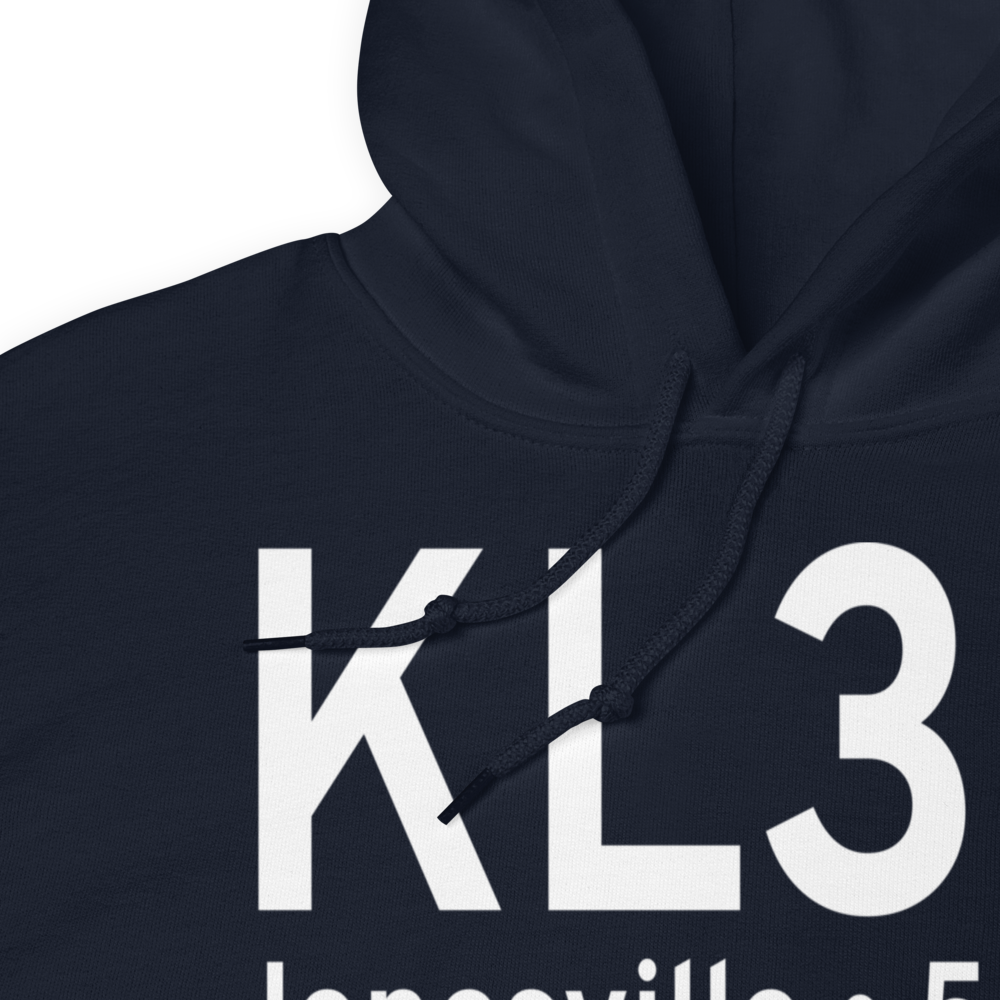 Jonesville Airport (KL32) ICAO Hoodie Sweatshirt 