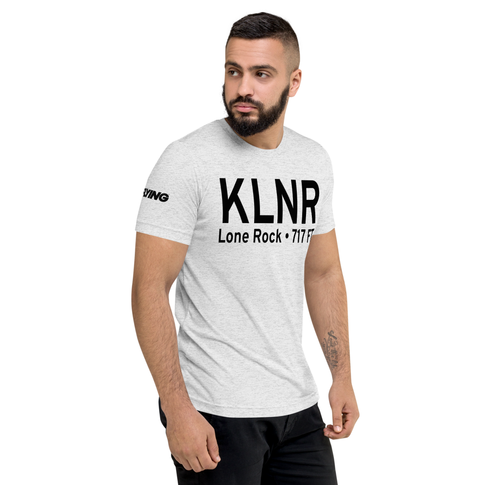 Tri-County Regional Airport (KLNR) ICAO Tri-blend T-Shirt 