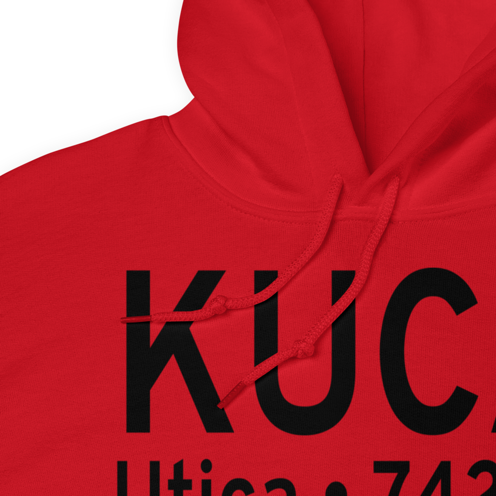 Oneida County Airport (KUCA) ICAO Hoodie Sweatshirt 
