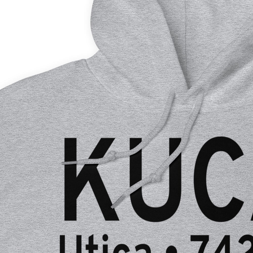 Oneida County Airport (KUCA) ICAO Hoodie Sweatshirt 