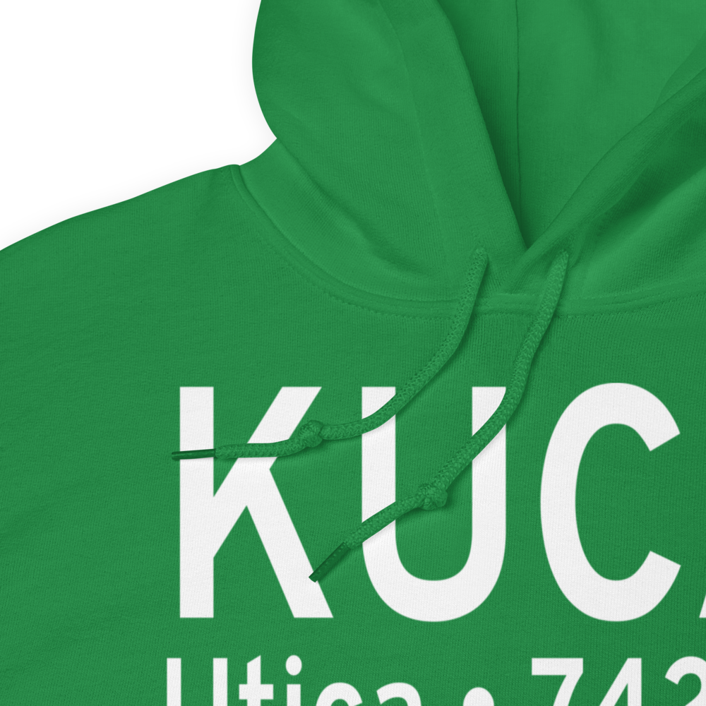 Oneida County Airport (KUCA) ICAO Hoodie Sweatshirt 