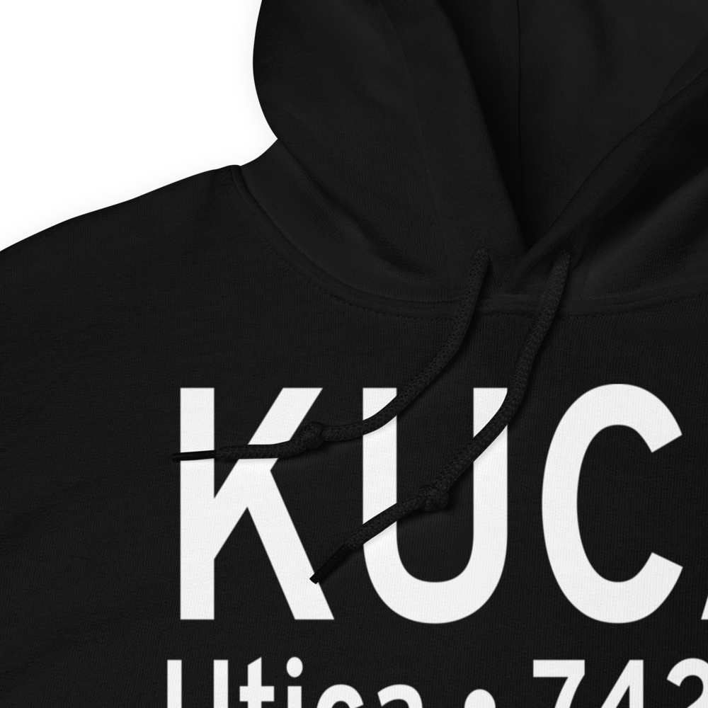 Oneida County Airport (KUCA) ICAO Hoodie Sweatshirt 