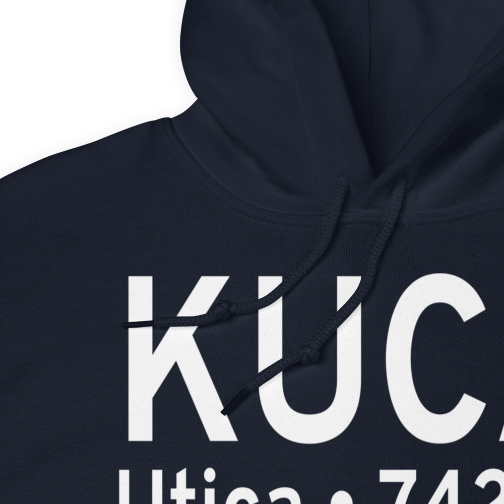 Oneida County Airport (KUCA) ICAO Hoodie Sweatshirt 