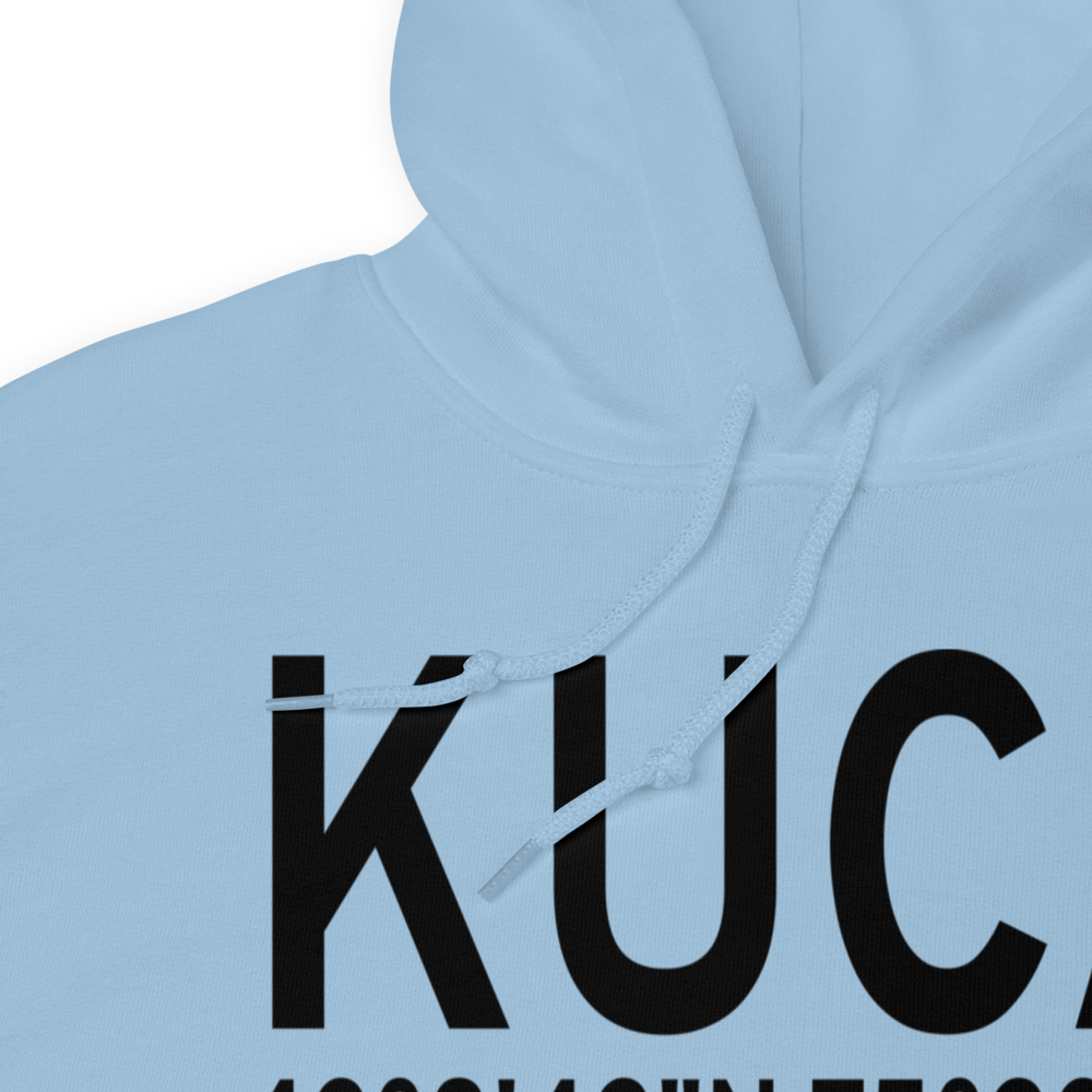 Oneida County Airport (KUCA) ICAO Hoodie Sweatshirt 