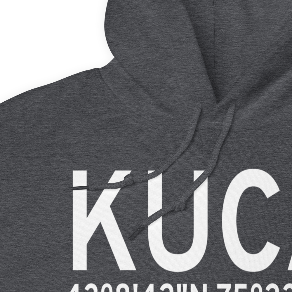 Oneida County Airport (KUCA) ICAO Hoodie Sweatshirt 