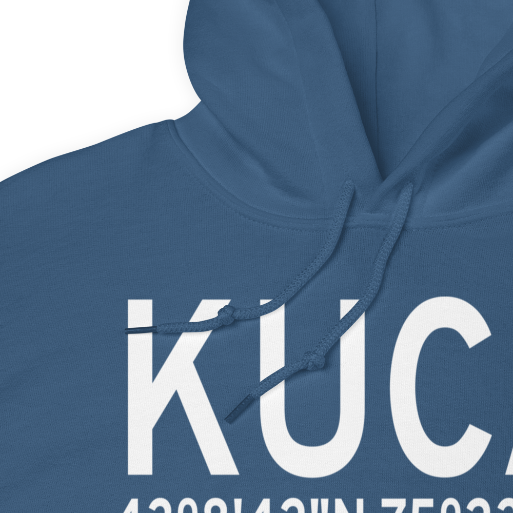 Oneida County Airport (KUCA) ICAO Hoodie Sweatshirt 