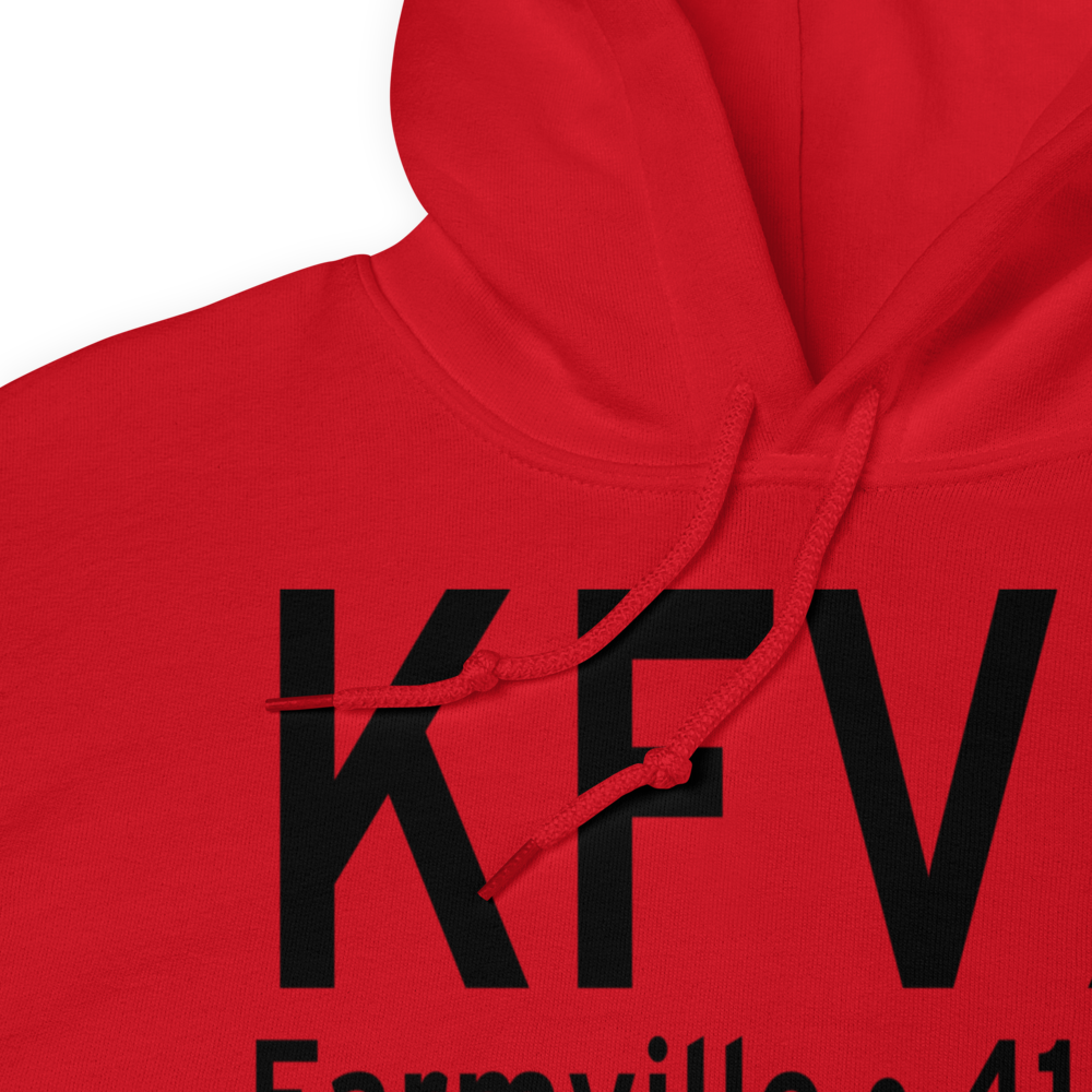 Farmville Regional Airport (KFVX) ICAO Hoodie Sweatshirt 