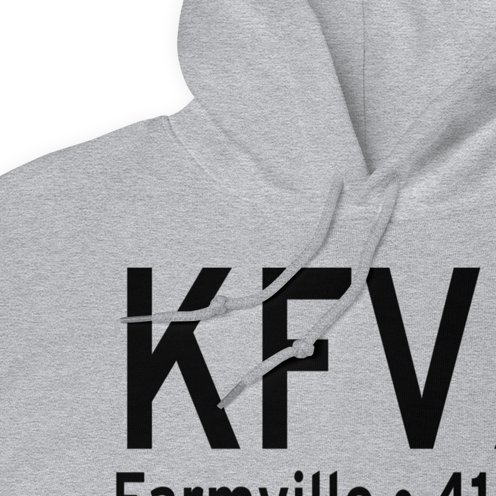 Farmville Regional Airport (KFVX) ICAO Hoodie Sweatshirt 