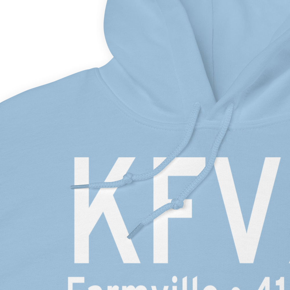 Farmville Regional Airport (KFVX) ICAO Hoodie Sweatshirt 