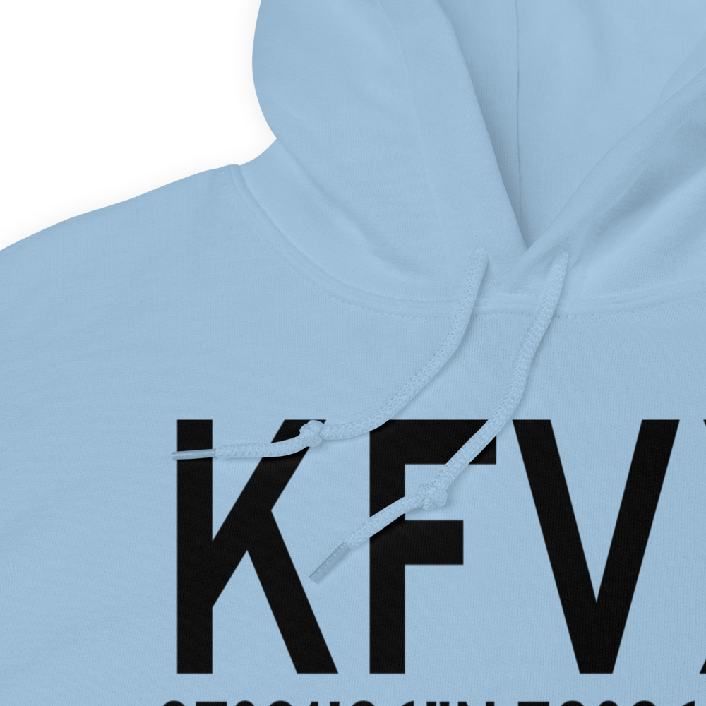 Farmville Regional Airport (KFVX) ICAO Hoodie Sweatshirt 