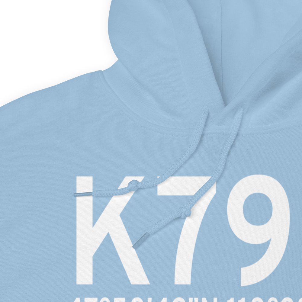 Fort Benton Airport (K79S) ICAO Hoodie Sweatshirt 