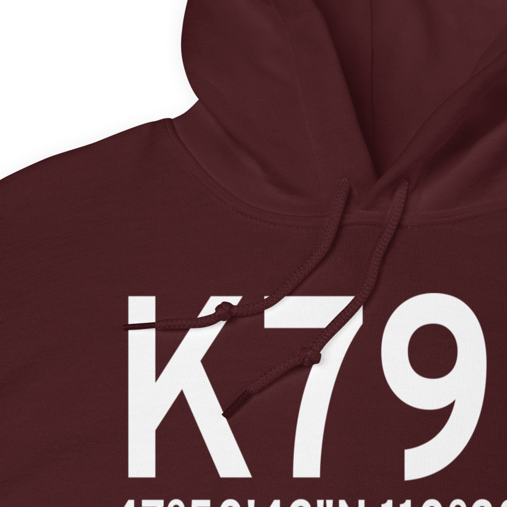 Fort Benton Airport (K79S) ICAO Hoodie Sweatshirt 