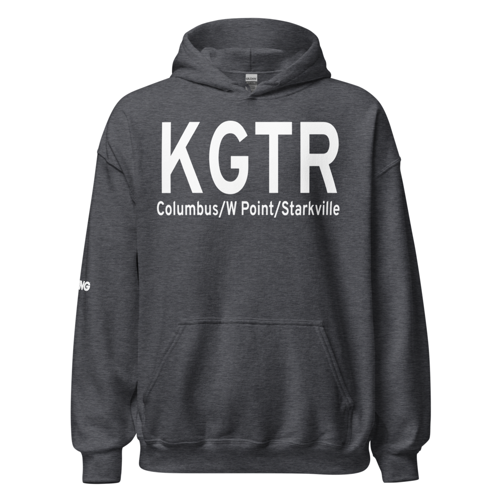 Golden Triangle Regional Airport (KGTR) ICAO Hoodie Sweatshirt 