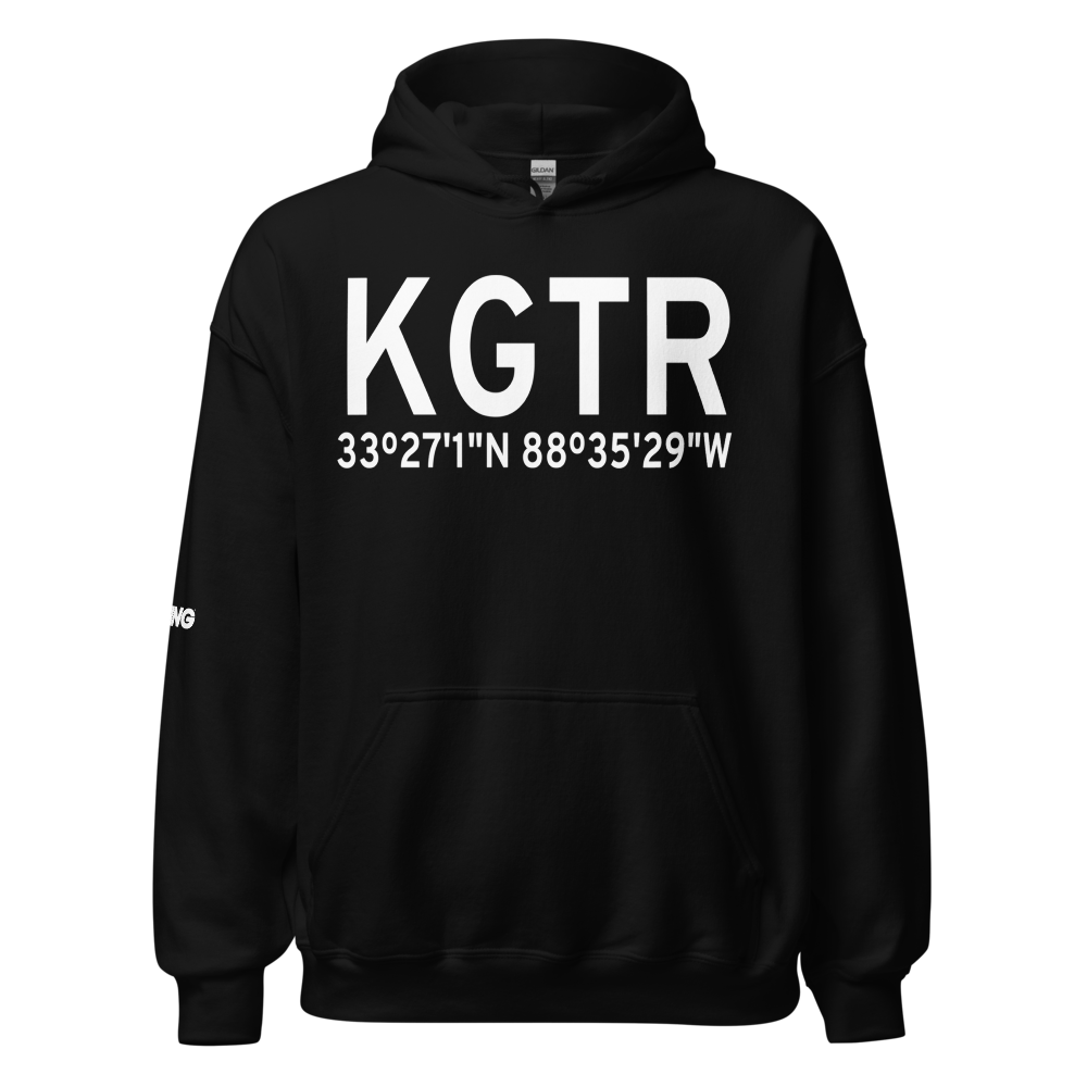 Golden Triangle Regional Airport (KGTR) ICAO Hoodie Sweatshirt 