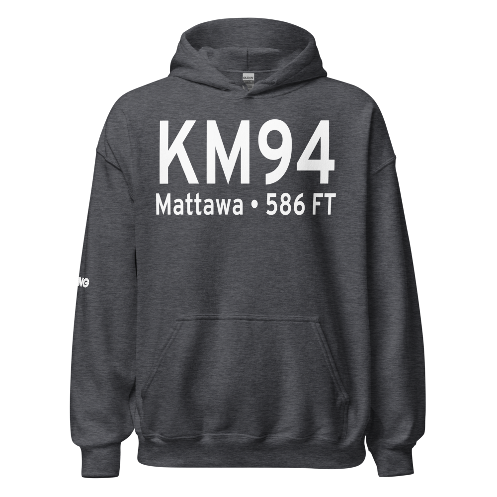 Desert Aire Regional Airport (KM94) ICAO Hoodie Sweatshirt 