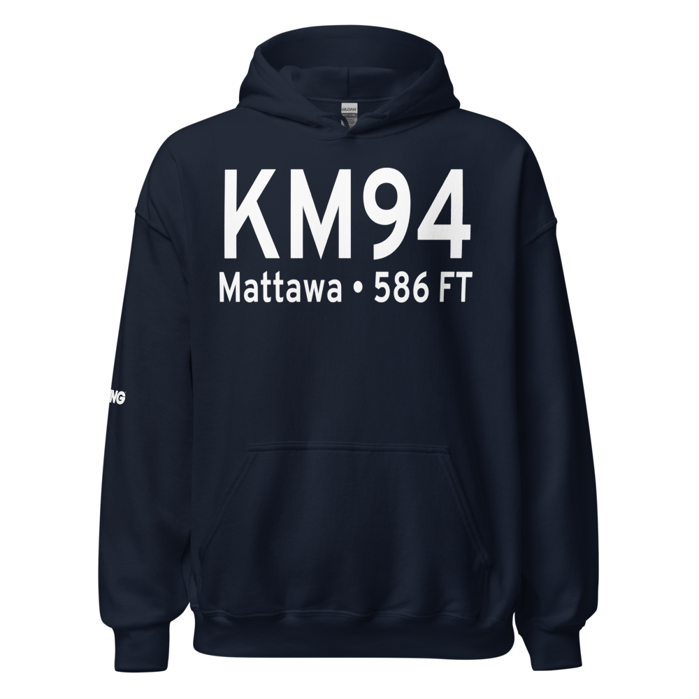 Desert Aire Regional Airport (KM94) ICAO Hoodie Sweatshirt 